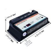 Ρυθμιστής φόρτισης Epsolar EPIPDB-COM 20A 12/24V PWM για φόρτιση δύο μπαταριών