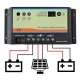 Ρυθμιστής φόρτισης Epsolar EPIPDB-COM 20A 12/24V PWM για φόρτιση δύο μπαταριών Ρυθμιστής φόρτισης Epsolar EPIPDB-COM 20A 12/24V PWM για φόρτιση δύο μπαταριών