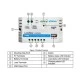 Ρυθμιστής φόρτισης PMW 12V-24V 20A για φωτοβολταϊκά συστήματα με ενδείξεις LED