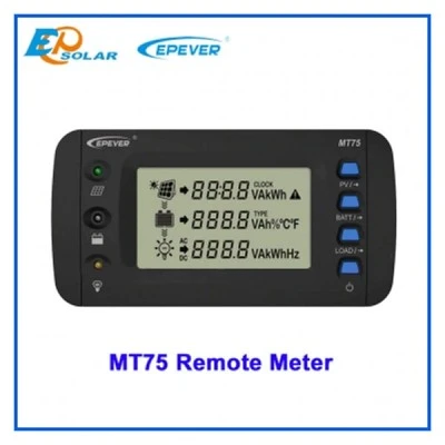 Ψηφιακό όργανο για ρυθμιστές EPSOLAR / EPEVER MT-75 με οθόνη LCD & ένδειξη τάσης - ρεύματος