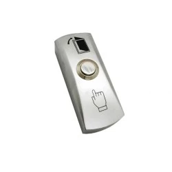 Στενό μεταλλικό μπουτόν εξόδου SECUKEY CBUTTON 5 (NO/COM), με πλαίσιο και κουτί αλουμινίου για επίτοιχη τοποθέτηση Στενό μεταλλικό μπουτόν εξόδου SECUKEY CBUTTON 5 (NO/COM), με πλαίσιο και κουτί αλουμινίου για επίτοιχη τοποθέτηση