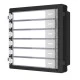 Nametag module HIKVISION DS-KD-KK  για modular μπουτονιέρα εισόδου Intercom επιπλέον 6 μπουτόν κλήσης & οπίσθιο φωτισμό