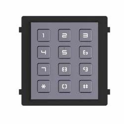 Keypad module Hikvsion DS-KD-KP για modular μπουτονιέρα εισόδου Intercom, με πληκτρολόγιο 12 πλήκτρων με οπίσθιο φωτισμό IP65 IK7