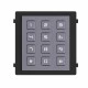 Keypad module Hikvsion DS-KD-KP για modular μπουτονιέρα εισόδου Intercom, με πληκτρολόγιο 12 πλήκτρων με οπίσθιο φωτισμό IP65 IK7