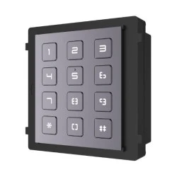 Keypad module Hikvsion DS-KD-KP για modular μπουτονιέρα εισόδου Intercom, με πληκτρολόγιο 12 πλήκτρων με οπίσθιο φωτισμό IP65 IK7