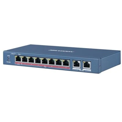  Switch ΗIkvision DS-3E0310HP-E10 port 1 x 100 HiPoE 60W + 7 x 100 PoE 30W 