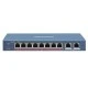  Switch ΗIkvision DS-3E0310HP-E10 port 1 x 100 HiPoE 60W + 7 x 100 PoE 30W 
