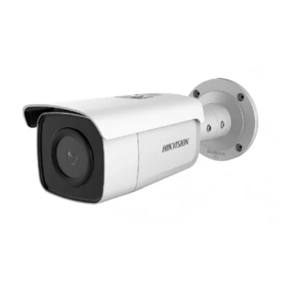 Δικτυακή κάμερα Bullet 4MP Hikvision σταθερός ευρυγώνιος φακός 2.8mm εμβέλεια έως 60m &  τροφοδοσία PoE ή 12 VDC