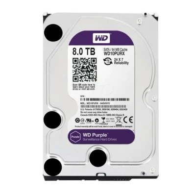 Σκληρός δίσκος Hikvision SATA 8ΤB WD HDD-8TB PUR ειδικός για CCTV και 24ωρη συνεχή λειτουργία