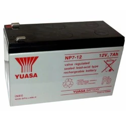 Μπαταρία μολύβδου NP7-12 YUASA 7AH 12V για συστήματα αδιάλειπτης λειτουργίας UPS