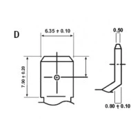 Μπαταρία YUASA 12V χωρητικότητας 7Ah κλειστού τύπου NP7-12 D με φαρδύ πόλο