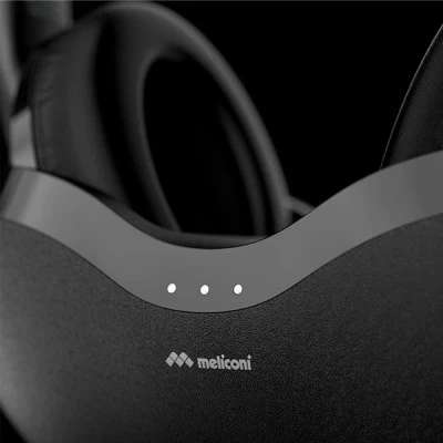 Ασύρματα ακουστικά τηλεόρασης Μeliconi με Bluetooth και βάση φόρτισης σε μαύρο χρώμα Ασύρματα ακουστικά τηλεόρασης Μeliconi με Bluetooth και βάση φόρτισης σε μαύρο χρώμα