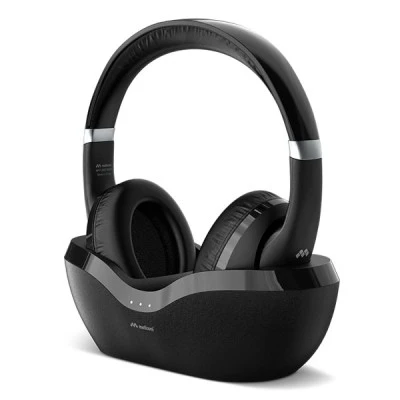 Ασύρματα ακουστικά τηλεόρασης Μeliconi με Bluetooth και βάση φόρτισης σε μαύρο χρώμα Ασύρματα ακουστικά τηλεόρασης Μeliconi με Bluetooth και βάση φόρτισης σε μαύρο χρώμα