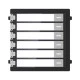 Nametag module HIKVISION DS-KD-KK/S για modular μπουτονιέρα εισόδου Intercom Stainless Steel με επιπλέον 6 μπουτόν κλή­σης IP65