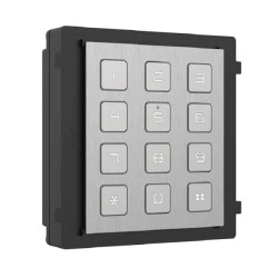 Keypad module HIKVISION DS-KD-KP/S για modular μπουτονιέρα εισόδου Intercom Stainless Steel με πληκτρολόγιο 12 πλή­κτρων