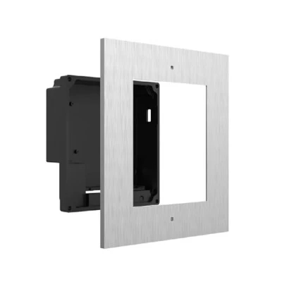 Βάση HIKVISION DS-KD-ACF1/S για χωνευτή τοποθέτηση 1 module της μπουτονιέρας εισόδου Intercom Stainless Steel 