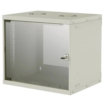 Επιτοίχια καμπίνα 19" INTELLINET 714815 FLATPACK 9U (540x560) Flatpack γκρι με θυρίδες εξαερισμού