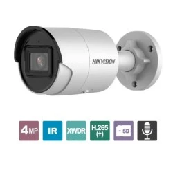 Δικτυακή κάμερα Bullet 4MP Hikvision με σταθερό ευρυγώνιο φακό 2.8mm υπέρυθρο φωτισμό ΕΧIR εμβέλειας έως 40m