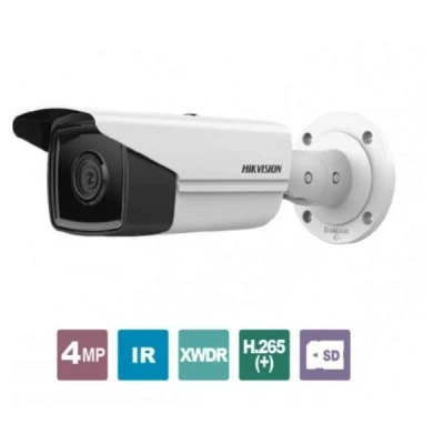 Δικτυακή κάμερα Bullet 8MP (4K) Hikvision με σταθερό ευρυγώνιο φακό 2.8mm & εμβέλεια έως 80m IP67