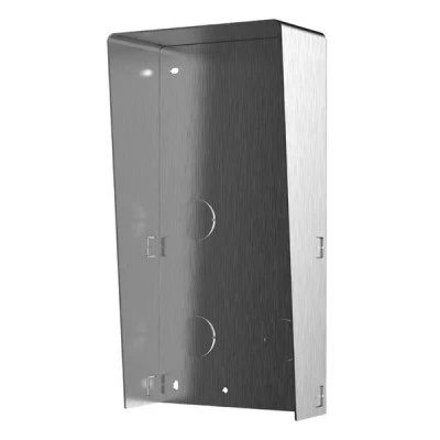 Προστατευτικό βροχής – σκιάδιο Ηikvision DS-KABD8003-RS2/S Stainless Steel συνδυάζεται με επίτοιχη βάση για τοποθέτηση 2 modules