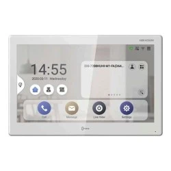 Δικτυακή Android οθόνη Touch Screen 10" εσωτερικού χώρου ανάλυσης 1024x600 Hikvision DS-KH9510-WTE1(B)