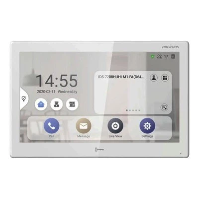 Δικτυακή Android οθόνη Touch Screen 10" εσωτερικού χώρου ανάλυσης 1024x600 Hikvision DS-KH9510-WTE1(B)
