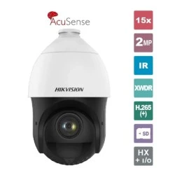 Δικτυακή κάμερα IR Speed Dome Ηikvision με ανάλυση εικόνας 2MP AcuSense οπτικό zoom 15x εμβέλειας ως 100m
