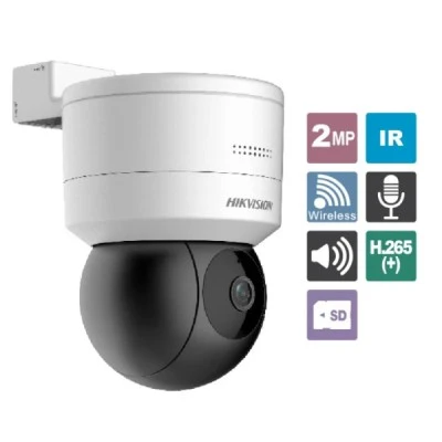 Ασύρματη-ενσύρματη δικτυακή κινητή Hikvision (Pan & Tilt) κάμερα 2MP  εμβέλειας ως 15m IP54