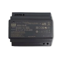 Τροφοδοτικό ράγας Hikvision DS-KAW150-4N  150W για τοποθέτηση σε ράγα DIN, με ρυθμιζόμενη τάση εξόδου 43.2 ~ 55.2 VDC