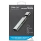 USB-C card reader PNY R-TC-UA-3N1E01-RB για κάρτες MicroSD & SD με υποδοχή USB A