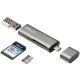 USB-C card reader PNY R-TC-UA-3N1E01-RB για κάρτες MicroSD & SD με υποδοχή USB A