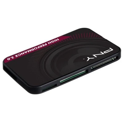 Card Reader USB 3.0 PNY FLASHREAD-HIGPER-BX με ενσωματωμένο καλώδιο USB 2.0