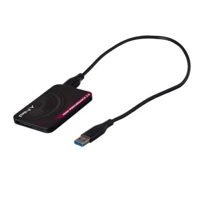 Card Reader USB 3.0 PNY FLASHREAD-HIGPER-BX με ενσωματωμένο καλώδιο USB 2.0