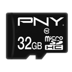 Κάρτα μνήμης microSDHC P-SDU32G10PPL-GE Class 10 UHS-I U1 32GB έως & 100 MB/s με αντάπτορα SD