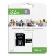 Κάρτα μνήμης microSDHC P-SDU32G10PPL-GE Class 10 UHS-I U1 32GB έως & 100 MB/s με αντάπτορα SD