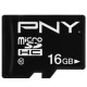 Κάρτα μνήμης microSDHC PNY P-SDU16G10PPL-GE 16GB Class 10 16GB έως & 100 MB/s με αντάπτορα SD