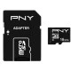 Κάρτα μνήμης microSDHC PNY P-SDU16G10PPL-GE 16GB Class 10 16GB έως & 100 MB/s με αντάπτορα SD