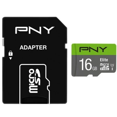 Κάρτα μνήμης microSDHC Class 10 UHS-I U1 16GB έως και 100 MB/s με αντάπτορα SD Κάρτα μνήμης microSDHC Class 10 UHS-I U1 16GB έως και 100 MB/s με αντάπτορα SD