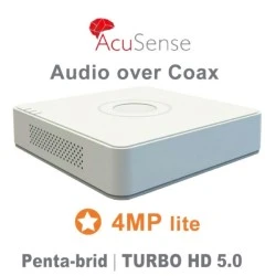 Kαταγραφικό υβριδικό  HQHI Ηikvision IDS-7104HQHI-M1/S(C) με 4 εισόδους HDTVI οποιασδήποτε σειράς, με ανάλυση 8MP ως 720p για 6 IP κάμερες