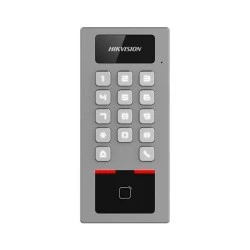Τερματικό HIKVISION DS-K1T502DBWX-C λειτουργεί σαν access control ή μπουτονιέρα video intercom με κάμερα 2MP