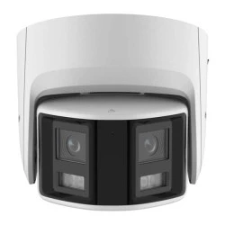 Δικτυακή κάμερα Turret Hikvision 4MP ColorVu πανοραμικής θέασης 180° με 2 αισθητήρια 2MP & 2 φακούς 2.8mm 140×145.6mm