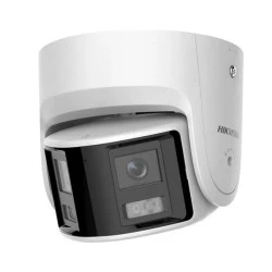 Δικτυακή κάμερα Turret Hikvision 4MP ColorVu πανοραμικής θέασης 180° με 2 αισθητήρια 2MP & 2 φακούς 2.8mm 140×145.6mm