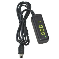 Εξωτερικό LED Display EDISION για λήψη εντολών τηλεχειριστηρίου IR mini usb σε μαύρο χρώμα