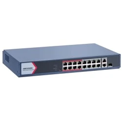 Smart Ethernet 18 port Switch Hikvision DS-3E1318P-EI/M 16 x 100 PoE+ 30W για επίτοιχη ή επιτραπέζια τοποθέτηση Smart Ethernet 18 port Switch Hikvision DS-3E1318P-EI/M 16 x 100 PoE+ 30W για επίτοιχη ή επιτραπέζια τοποθέτηση