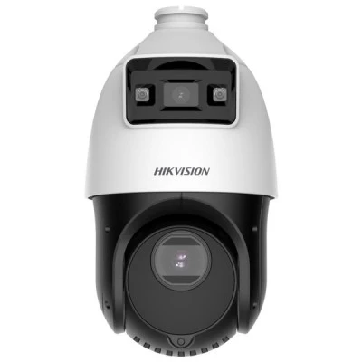 Διπλή δικτυακή κάμερα TandemVu Ηikvision DS-2SE4C425MWG-E(14F0) σταθερή πανοραμική κάμερα 4MP ColorVu & κάμερα speed dome 4MP IP66