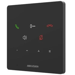 Εσωτερική μονάδα θυροτηλεόρασης Hikvision DS-KH6000-E1 χωρίς οθόνη - μόνο με ήχο , χειρισμός με 9 μπουτόν αφής