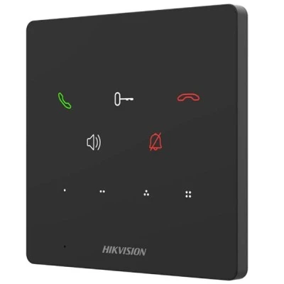 Εσωτερική μονάδα θυροτηλεόρασης Hikvision DS-KH6000-E1 χωρίς οθόνη - μόνο με ήχο , χειρισμός με 9 μπουτόν αφής