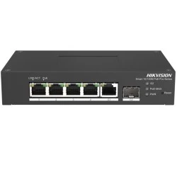 Switch με 4 Θύρες Gigabit (1Gbps) Ethernet Hikvision DS-3T1306P-SI/HS Unmanaged L2 PoE+ Switch με 4 Θύρες Gigabit (1Gbps) Ethernet Hikvision DS-3T1306P-SI/HS Unmanaged L2 PoE+