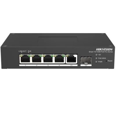 Switch με 4 Θύρες Gigabit (1Gbps) Ethernet Hikvision DS-3T1306P-SI/HS Unmanaged L2 PoE+ Switch με 4 Θύρες Gigabit (1Gbps) Ethernet Hikvision DS-3T1306P-SI/HS Unmanaged L2 PoE+