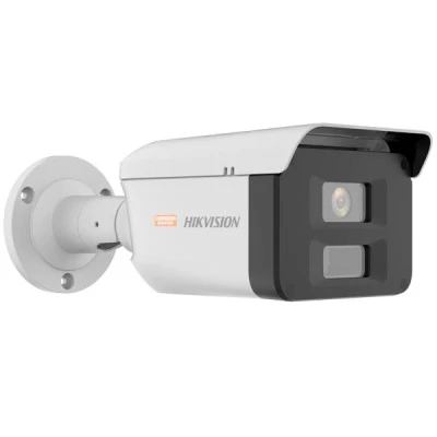 Δικτυακή κάμερα bullet με ανάλυση εικόνας 4MP DS-2XC6047G0-LS(2.8MM)(PA) Hikvision ColorVu SMART IPCμε εμβέλεια έως 40m